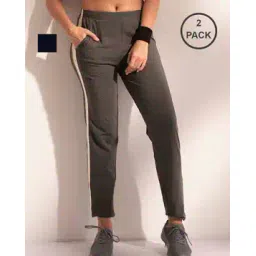 lyra Women Pack of 2 Striped Straight Track Pants-picture-18