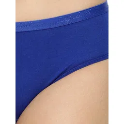 LYRA Women Pack Of 4 Assorted Solid Cotton Hipster Briefs image 3