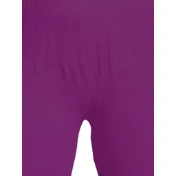 LYRA Women Purple Solid Churidar Length Leggings image 3