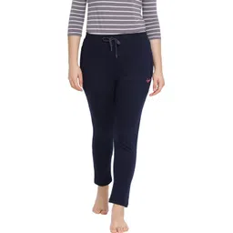 lyra Women Solid Blue Track Pants-picture-13