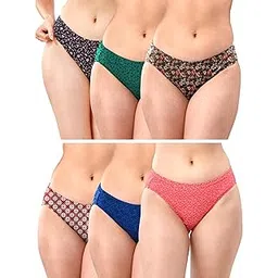 lyra Women's Cotton Bikini (Pack of 6)-picture-12