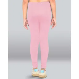 lyra Pack of 2 Girls Cotton Elastane Stretch Slim Fit Leggings image 5