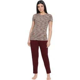 lyra Women Solid Maroon Track Pants image 5