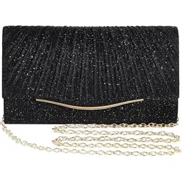 lyrovo Formal Black Clutch-picture-12