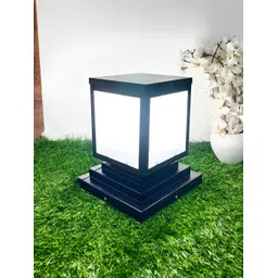 Lyse Decor Black & White Pillar Outdoor Lamp-picture-55