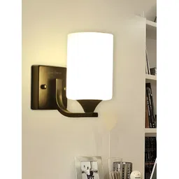 Lyse Decor Black Metal Cylinder Wall Lamp-picture-15