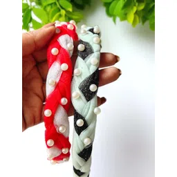 LYTIX Girls Pack Of 2 Beaded Hair Band - Assorted-picture-28