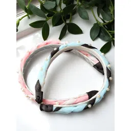 LYTIX Girls Pack Of 2 Beaded Hair Band - Assorted-picture-43