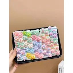 LYTIX Girls Set Of 12 Assorted Ponytail Holders-picture-38