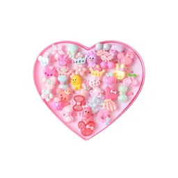 LYTIX Girls Set Of 36 Cartoon Design Fancy Finger Rings-picture-36