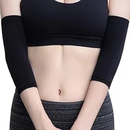 lytlstrox Tattoo Cover Up Compression Sleeves Bands Forearm Concealer Support Skin Color Tattoo Aftercare UV Protection Oversleeve (Black)-picture-14