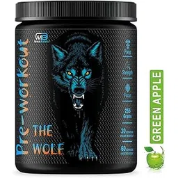 M B Muscle Builder's The Wolf Pre Workout | Build Muscle | Burn Fat | Increase Strength & Performance | Enhance Focus | Reduce Fatigue | Hardcore Powerful Pre Workout Energy Stimulant [Green Apple]-picture-12