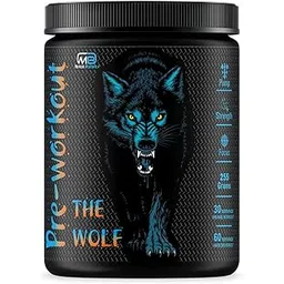 M B Muscle Builder's The Wolf Pre Workout Supplement with Creatine Monohydrate, L-Arginine, Beta-Alanine, Caffeine Anhydrous, Explosive Muscle Pump-For Men & Women [30-60 Servings, Green Apple, 255g]-picture-14