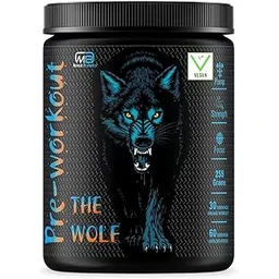 M B Muscle Builder's The Wolf Preworkout Energy Drink Supplement for Men & Women | Hardcore Pre-Workout Supplement for Pump, Strength, Focus [30-60 Servings, Sour Cola, 255g]-picture-17