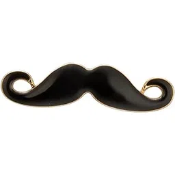 M Fabrics Moustache Mooch Shape Lapel PIN Brooch for Men and Women (Broch for Suits, Blazer, Shirts, Kurta, Sherwani and Mens Wear)-picture-48