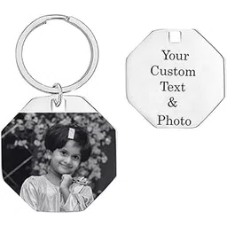 m men style Custom Photo Dog Tag Keyring Personalized Memorial Keyring With Picture for Men & Women Customized Stainless Steel Jewelry Gift-picture-17