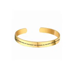 M Men Style Men Gold-Plated Kada Bracelet-picture-13