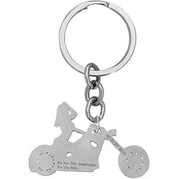 m men style Personalized Your Own Bike Number Plate Number With Custom Message Silver Stainless Steel Keychain Gift-picture-36