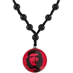 m men style Punk Fashion Vintage Leaf Locket Multicolor Crystal Round Pendant Necklace Chain for Men and Women-picture-35