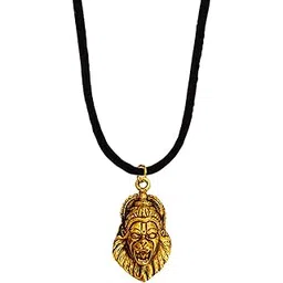 m men style Religious Hindu Idol God Vishnu Narsimha Jewelry Silver Zinc And Metal Pendant Necklace Chain For Men And Women SPn2023050-picture-25