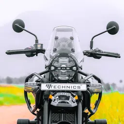 m technics Himalayan 450 Headlight Grill | Headlight Guard for Himalayan 450 Bike Headlight Grill-picture-25