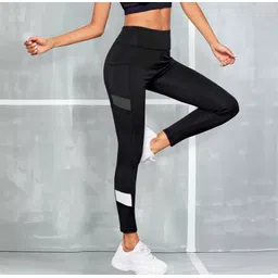 m7 by metronaut Solid Women Black Tights-picture-17