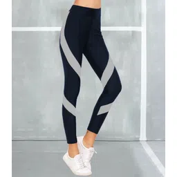 m7 by metronaut Solid Women Dark Blue Tights-picture-30