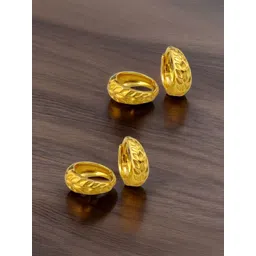 MA FASHION Contemporary Hoop Earrings image 1