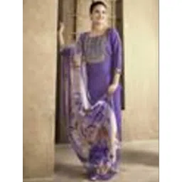 MAA FAB Women Embroidered Kurta with Trousers & With Dupatta-picture-13