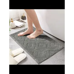 MAA HOME CONCEPT Grey Textured 110 GSM Microfiber Anti-Skid Bath Mat-picture-32