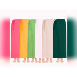 Maa Manosha pure cotton random colour petticoat guaranteed fast colour (pack of 2)014 Cotton Blend Petticoat-picture-36