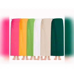 Maa Manosha pure cotton random colour petticoat guaranteed fast colour (pack of 2)026 Cotton Blend Petticoat-picture-42