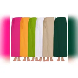 Maa Manosha pure cotton random colour petticoat guaranteed fast colour (pack of 2)039 Cotton Blend Petticoat-picture-12