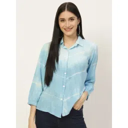 Maaesa Blue Tie & Dye Shirt-picture-45