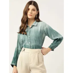 Maaesa Green Tie & Dye Shirt-picture-34