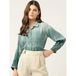 Maaesa Green Tie & Dye Shirt-picture-35