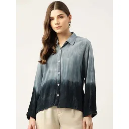 Maaesa Grey & Black Tie & Dye Shirt-picture-33