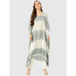 Maaesa Grey Tie Dye Kurta-picture-36