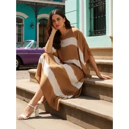 Maaesa Tie and Dye Dyed Kaftan Dress-picture-42