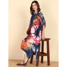 Maaesa Tie & Dyed Kaftan Kurta-picture-10