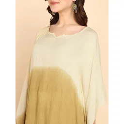 Maaesa Women Tie and Dye Dyed Kaftan Midi Dress image 3