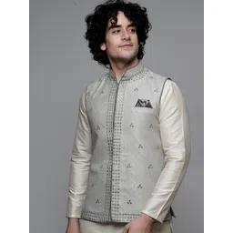 MAAHI FABS Embroidered Nehru Jackets-picture-15