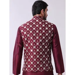 MAAHI FABS Embroidered Nehru Jackets image 4