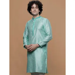 MAAHI FABS Ethnic Motifs Woven Design Jaquard Cotton Straight Kurta-picture-30