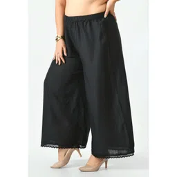 maahi Women's Rayon Black Flared Palazzo image 2