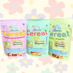 maaiee Organic Oat,Ragi Mung Beetroot,Sathu Maavu Cereal for Baby|No Milk,Sugar No Salt Cereal-picture-24