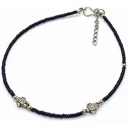 maalgodam White Metal Anklet for Women | 9"+1" Extension Inch Minimal Payal-picture-55