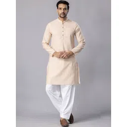 MAAND Men Striped Printed Kurta with Pyjamas-picture-26