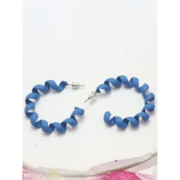 Maansh Contemporary Half Hoop Earrings-picture-13