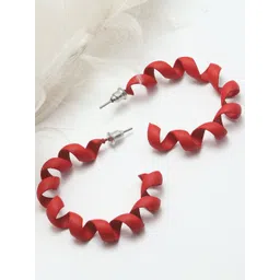 Maansh Contemporary Half Hoop Earrings-picture-25